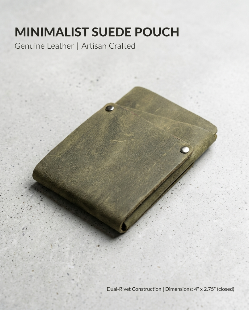 Suede Pouch